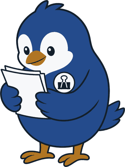 手順書を読むトリマくん